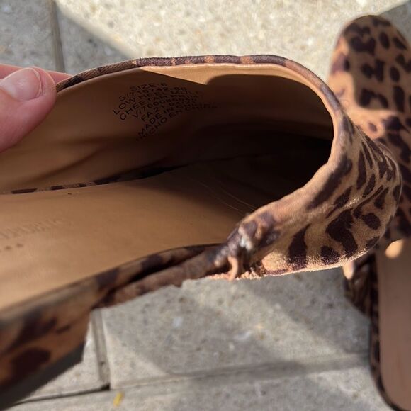Banana Republic cheetah print slides size 6 EUC - Picture 3 of 4